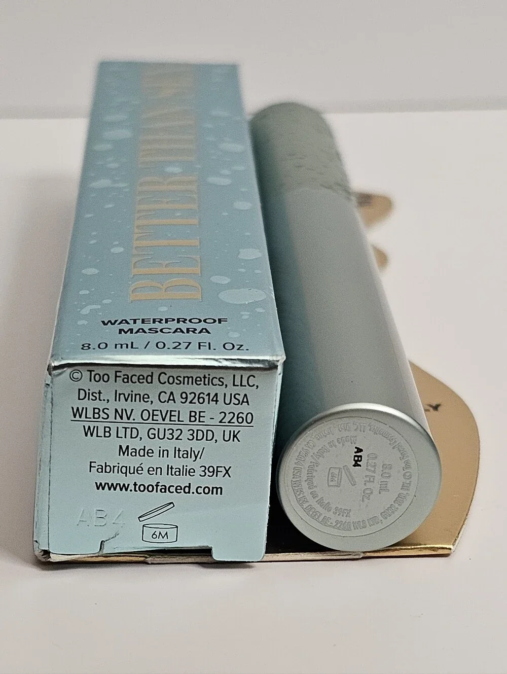 Too Faced Better Than Sex Waterproof Mascara eye makeup cosmetics NEW NIB